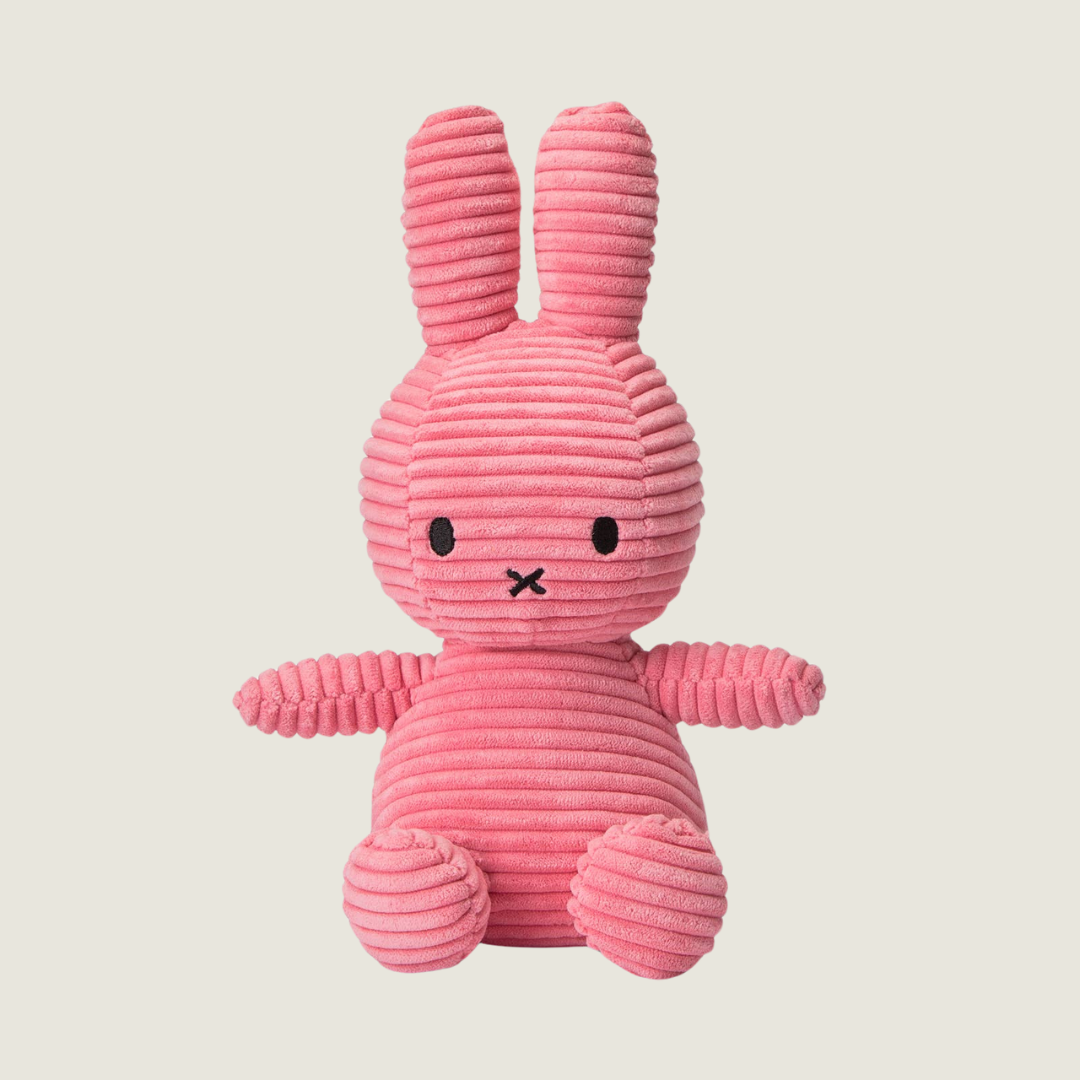 Miffy Corduroy Bubblegum Pink 23cm