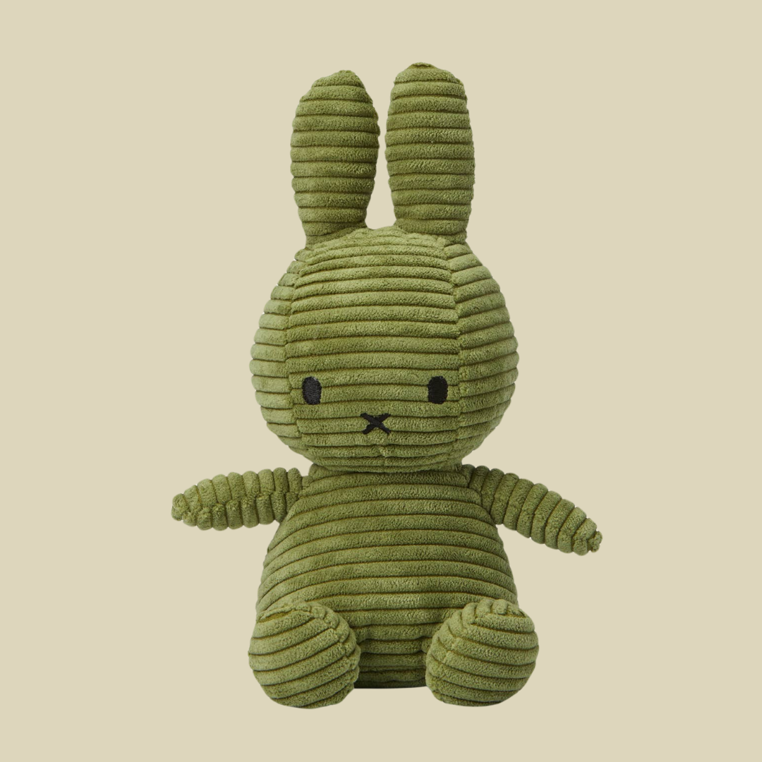 Miffy Corduroy Olive Green 23cm