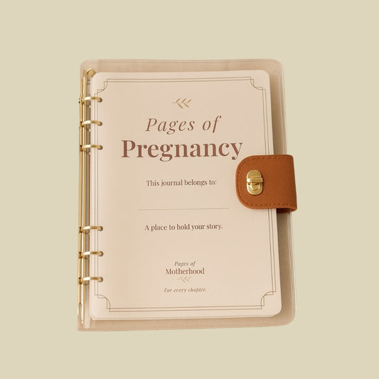 Pages of Pregnancy - Tan Pregnancy Journal