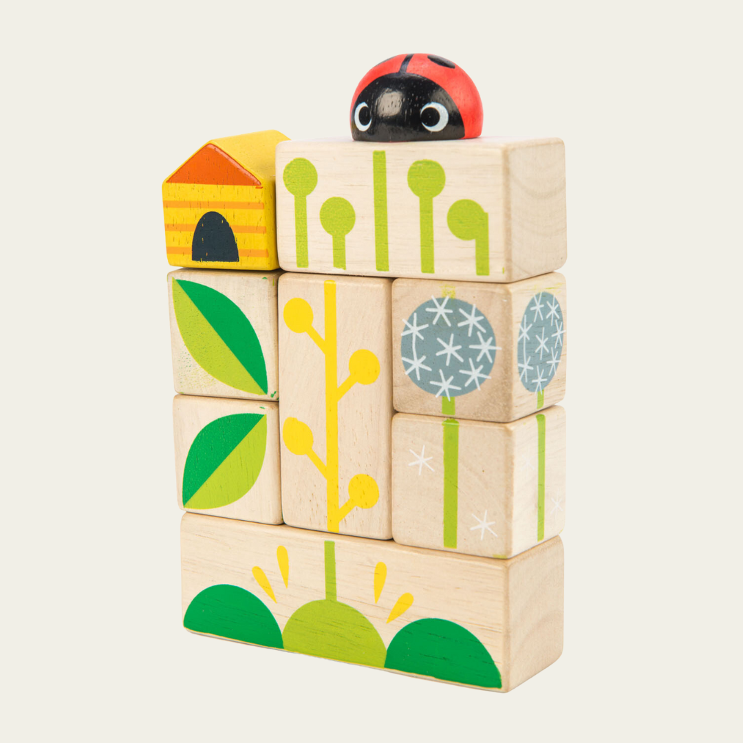 Wooden Garden Blocks