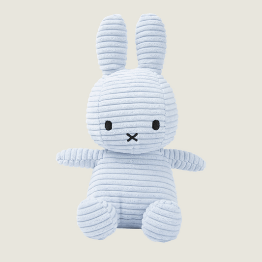 Miffy Corduroy Ice Blue 23cm