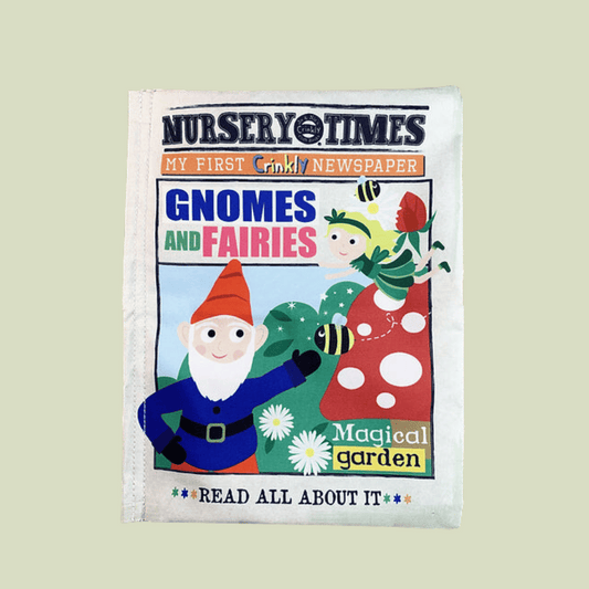 Crinkly Newspaper - Gnomes and Fairies