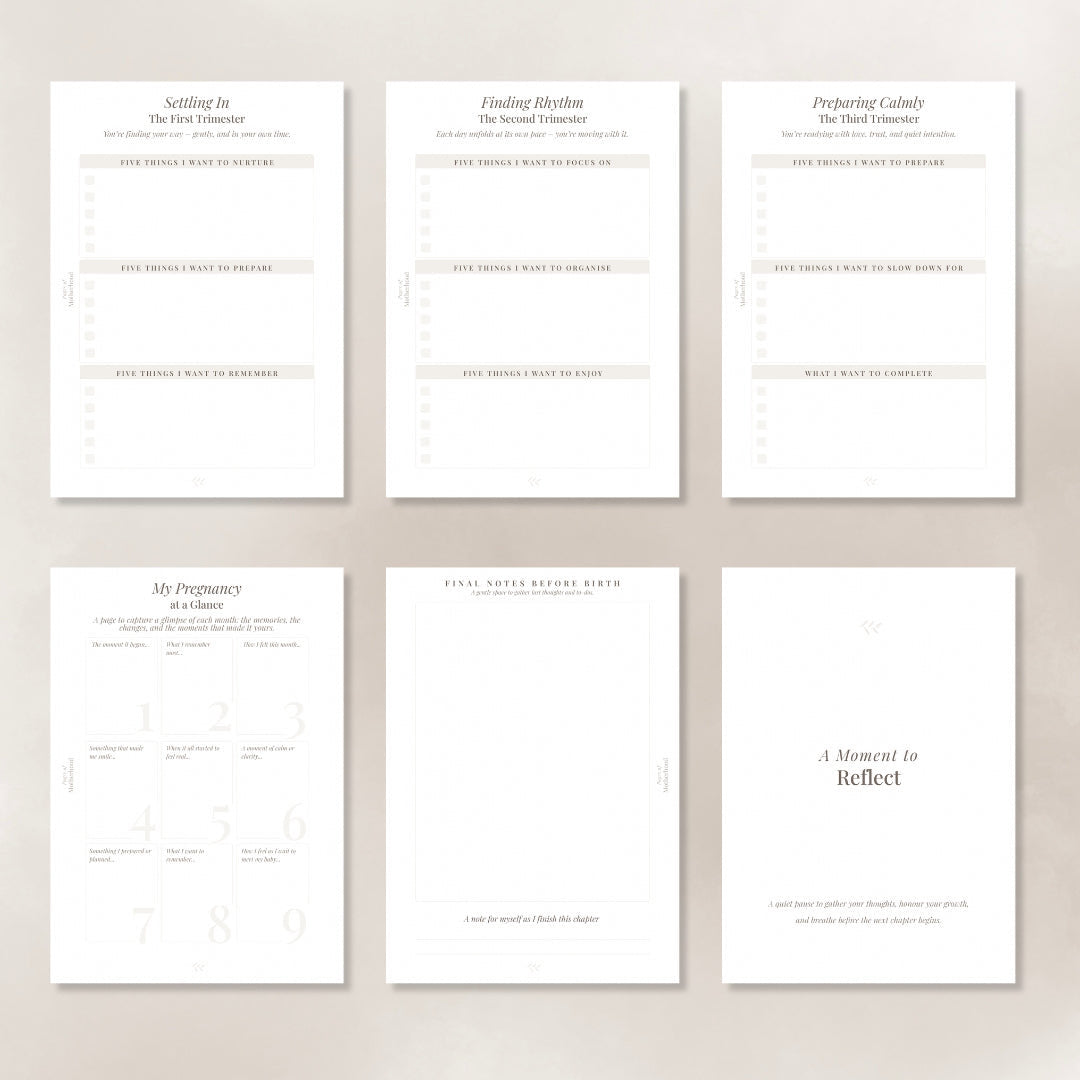 Pages of Pregnancy - Sage Pregnancy Journal