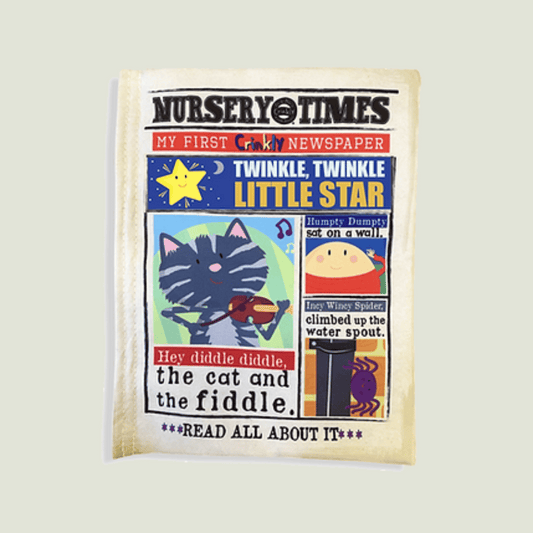 Nursery Times Crinkly Newspaper - Nursery Rhymes 1