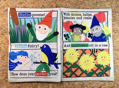 Crinkly Newspaper - Gnomes and Fairies