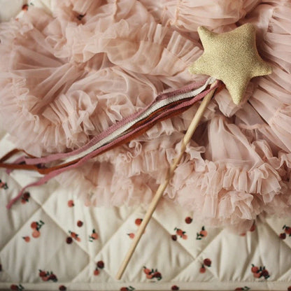 Gold Sparkle Knit Star Wand