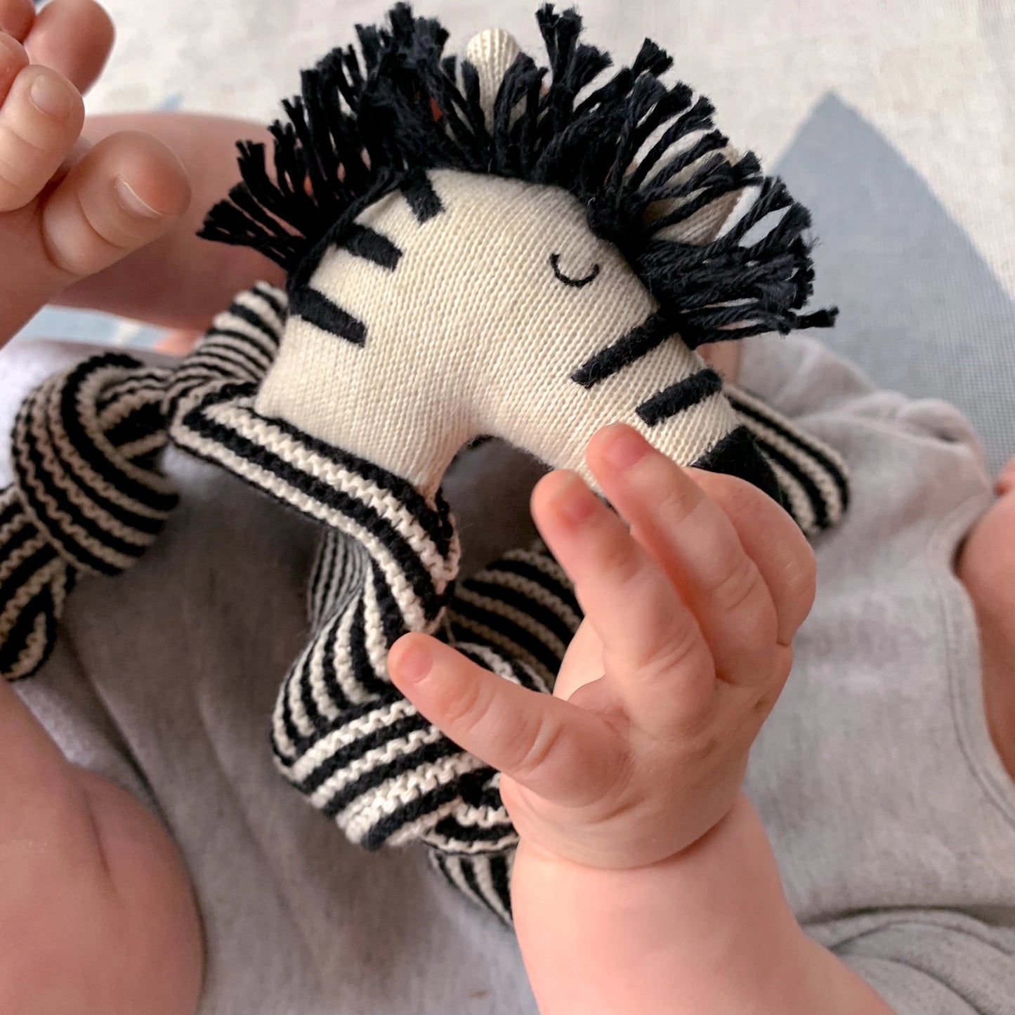 Zebra Cotton Knit Comforter